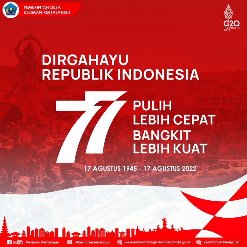 DIRGAHAYU REPUBLIK INDONESIA YANG KE 77