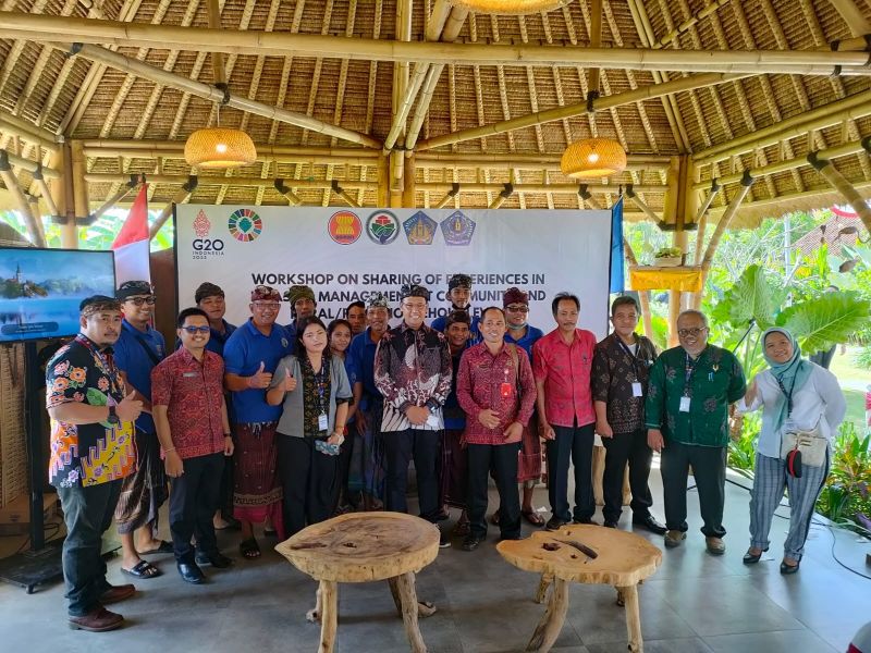 Forum Negara-negara ASEAN ymemilih Desa Kesiman Kertalangu sebagai lokasi berbagi pengetahuan tentang manajemen kebencanaan.