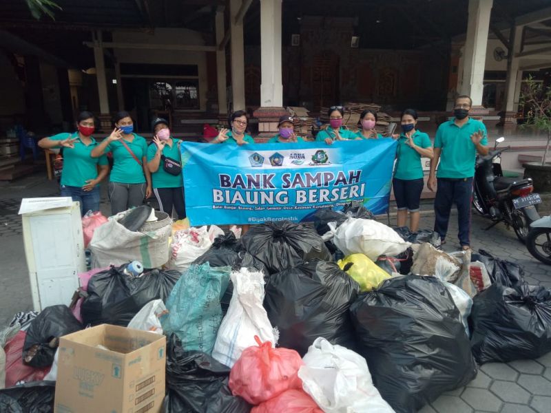Kegiatan Bank Sampah BIAUNG BERSERI Dusun Biaung