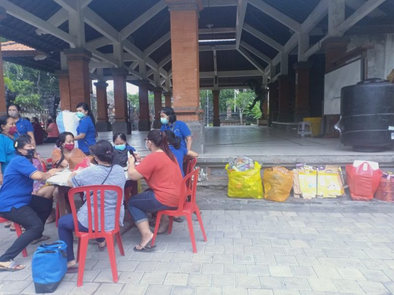 Kegiatan Bank Sampah KERTAGRAHA TREPTI Dusun Kertagraha