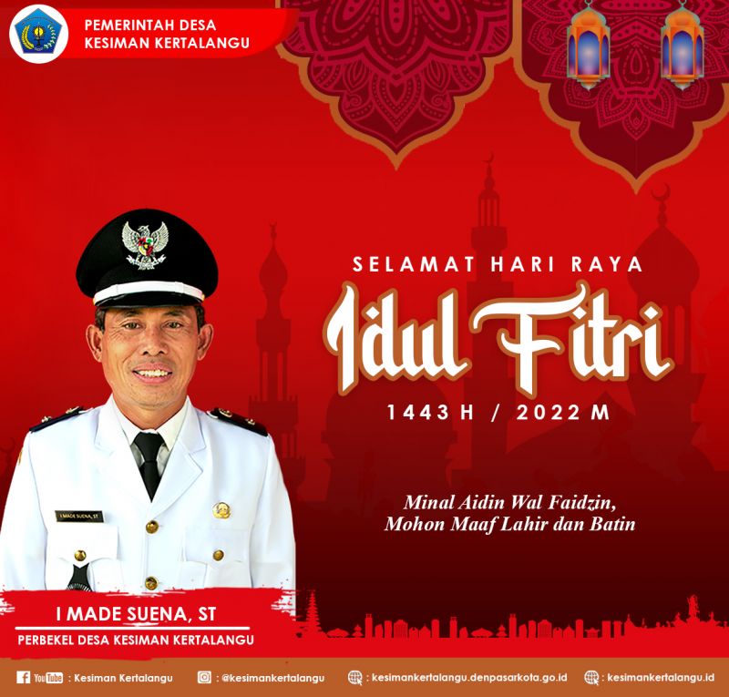Selamat Hari Raya Idul Fitri 1443 Hijriah